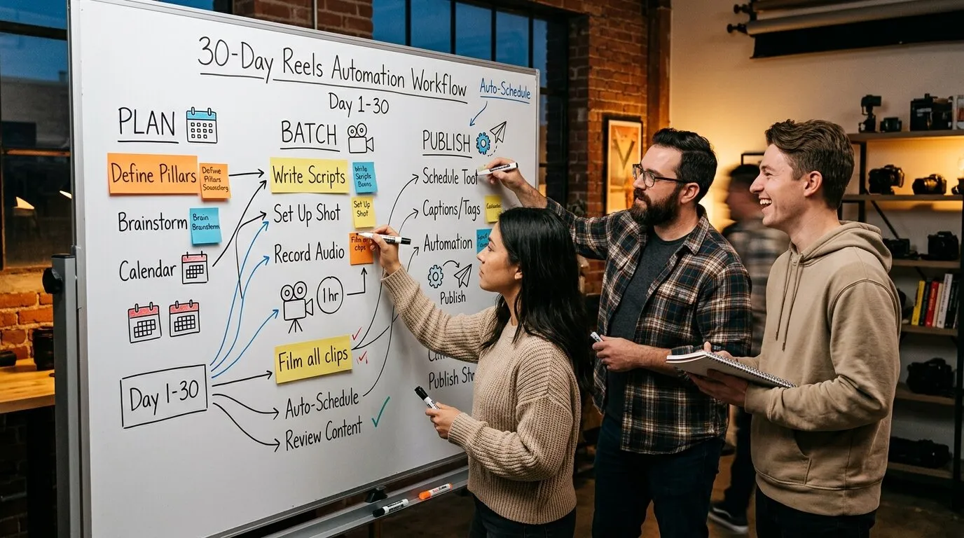 Using Publer AI assist and bulk scheduling dashboard for Instagram Reels