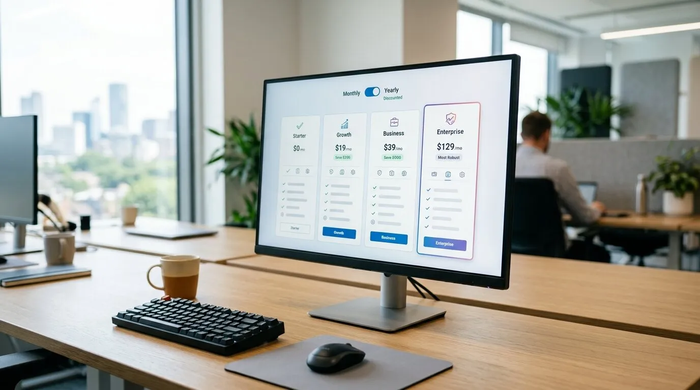 Breakdown of Publer pricing tiers including free, professional, and business plans