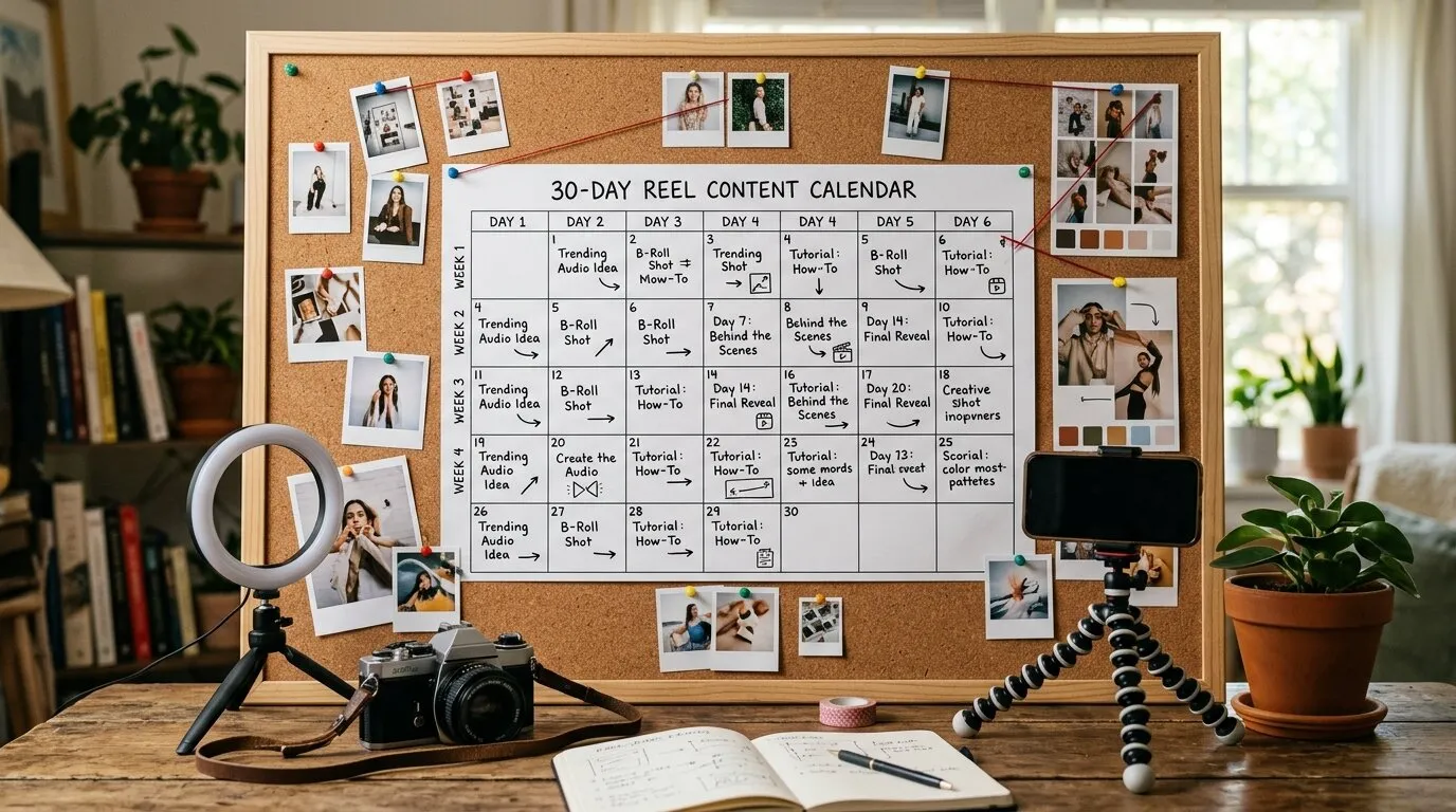 Step-by-step workflow to batch create and schedule Instagram Reels